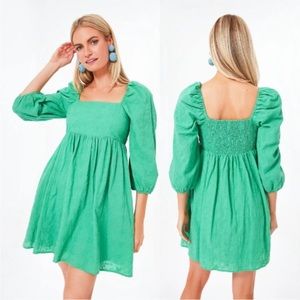 Tuckernuck Pomander Place Green Eyelet Elizabeth Dress - Size XXL